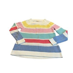 TALBOTS colorful striped sweater